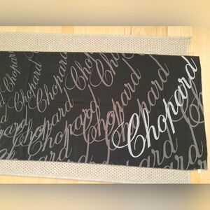 Chopard silk long scarf